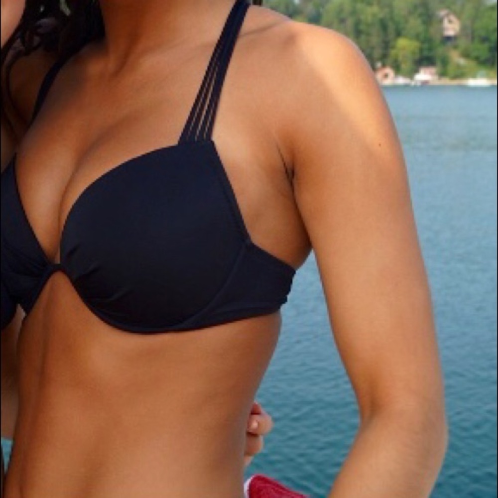 Victoria’s Secret black push up bikini top